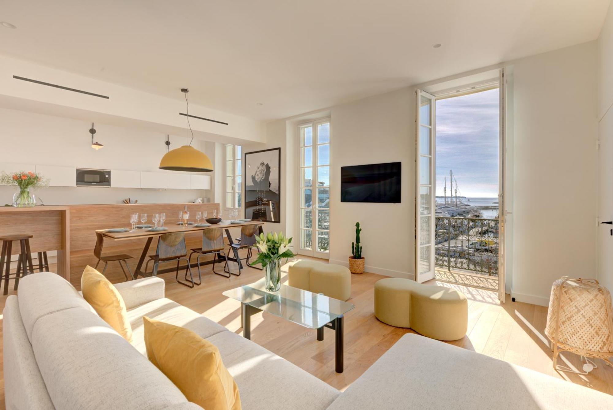 Immogroom - Appartements Luxueux - 2Min Du Palais - Vue Mer - Clim كان المظهر الخارجي الصورة