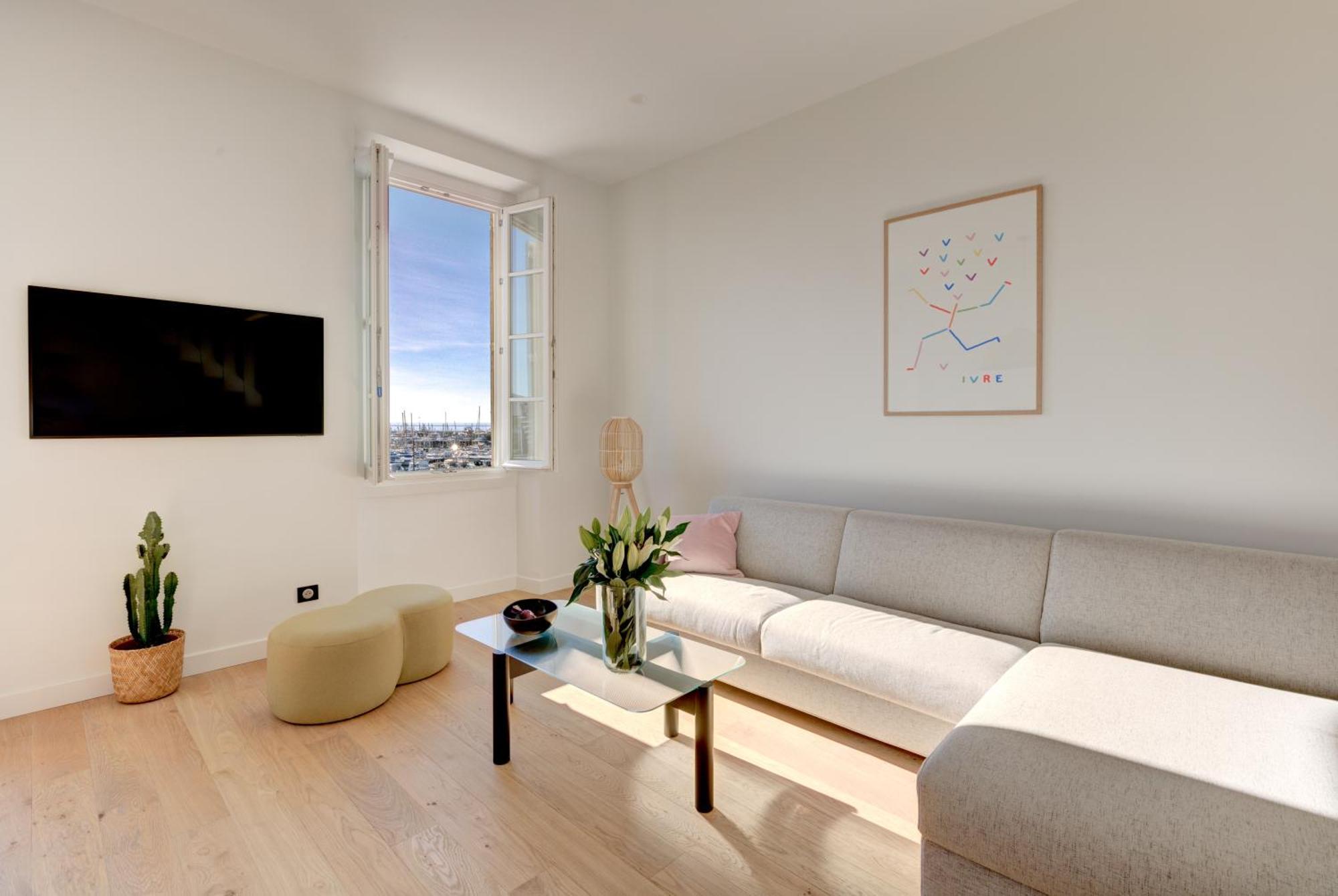 Immogroom - Appartements Luxueux - 2Min Du Palais - Vue Mer - Clim كان المظهر الخارجي الصورة