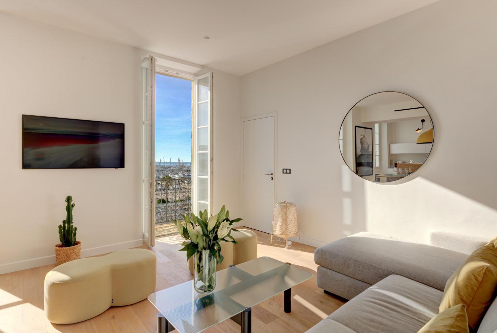 Immogroom - Appartements Luxueux - 2Min Du Palais - Vue Mer - Clim كان المظهر الخارجي الصورة