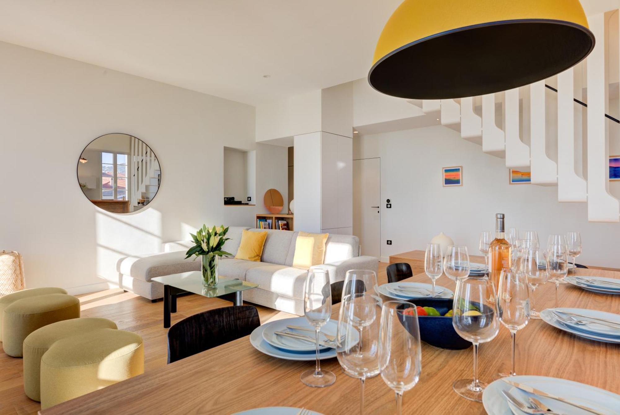 Immogroom - Appartements Luxueux - 2Min Du Palais - Vue Mer - Clim كان المظهر الخارجي الصورة